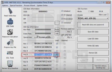 Benz W203 All Keys Lost Programming via VVDI MB Tool (16)