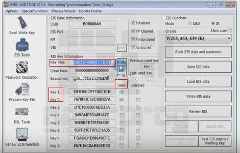 Benz W203 All Keys Lost Programming via VVDI MB Tool (3)