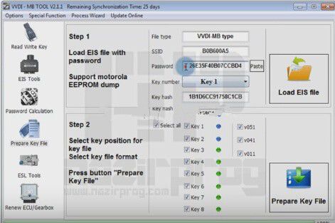 Benz W203 All Keys Lost Programming via VVDI MB Tool (6)