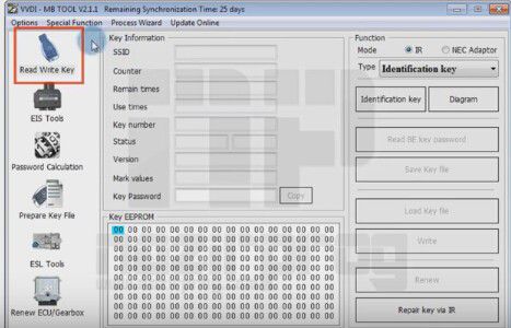 Benz W203 All Keys Lost Programming via VVDI MB Tool (9)