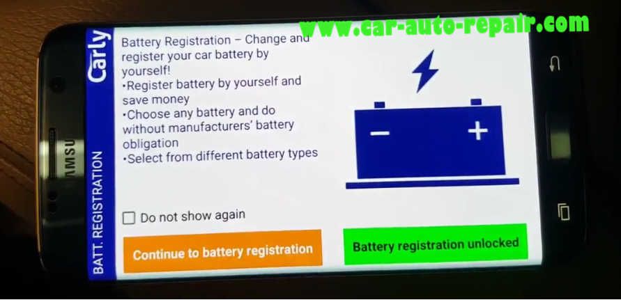 Carly BMW Register Battery for BMW F10 535i 2011 (12)