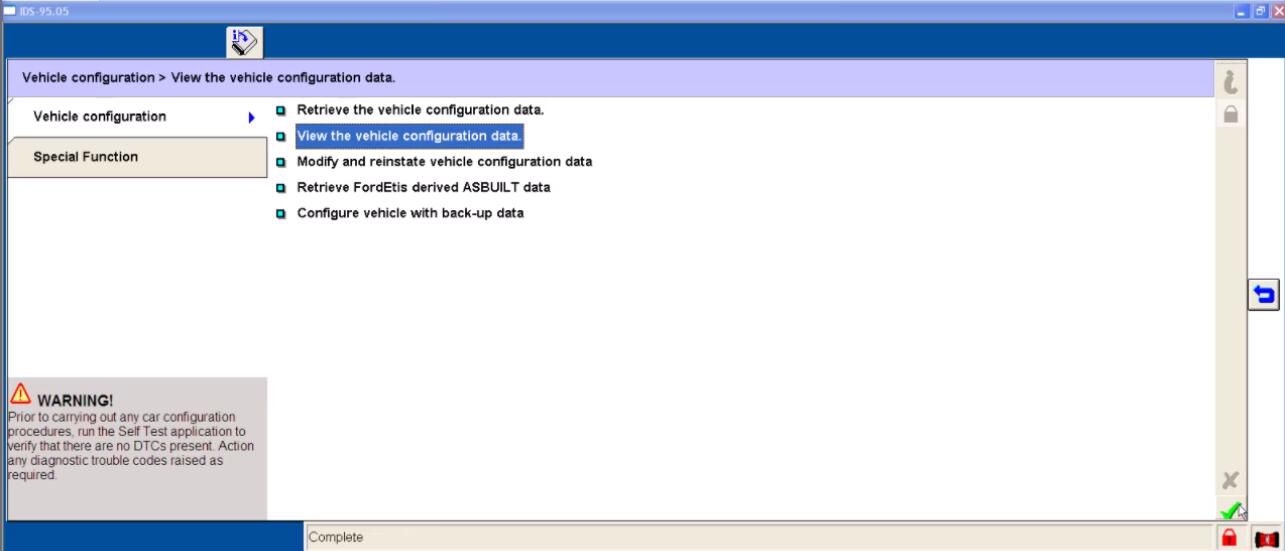 Ford IDS Configure Parameter for Ford Mondeo (27)