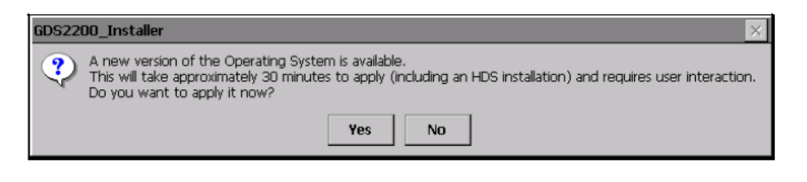 GDS2200 CE Operating System Update Procedure (1)