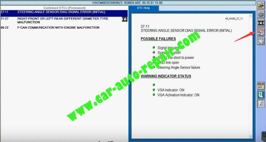 Honda HDS HIM Diagnostic TestingRead and Clear DTCs (12)