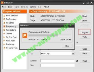 How to Reflash CARPROG MCU AT91SAM7S256 (14)