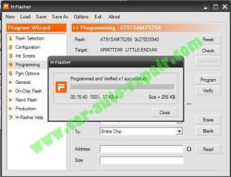 How to Reflash CARPROG MCU AT91SAM7S256 (15)