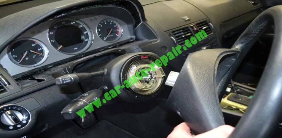 How to Remove & Replace Benz ESL ELV Electronic Steering Lock (4)