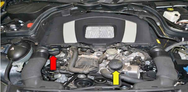 How to Replace Benz W204 Engine Oil Filter (2)