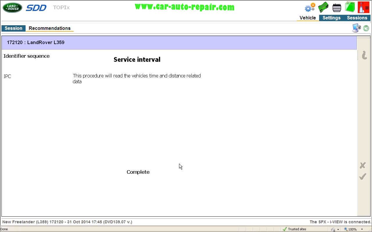 Reset Service Interval for Land Rover L359 by JLR SDD (14)