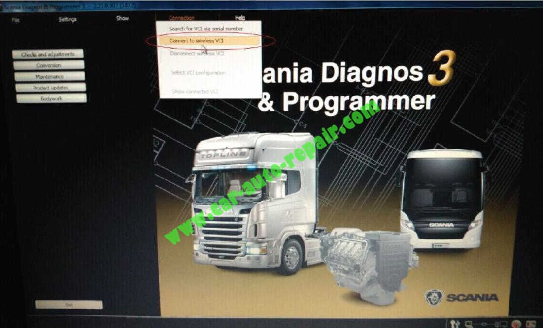 How to Setup WIFI for Scania VCI-3 VCI3 V2.21 (4)