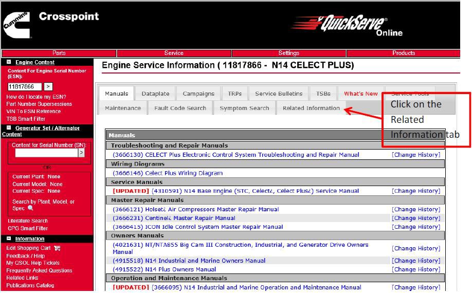 Cummins-QuickServe-Online-to-Downlaod-ECM-Calibrations-4