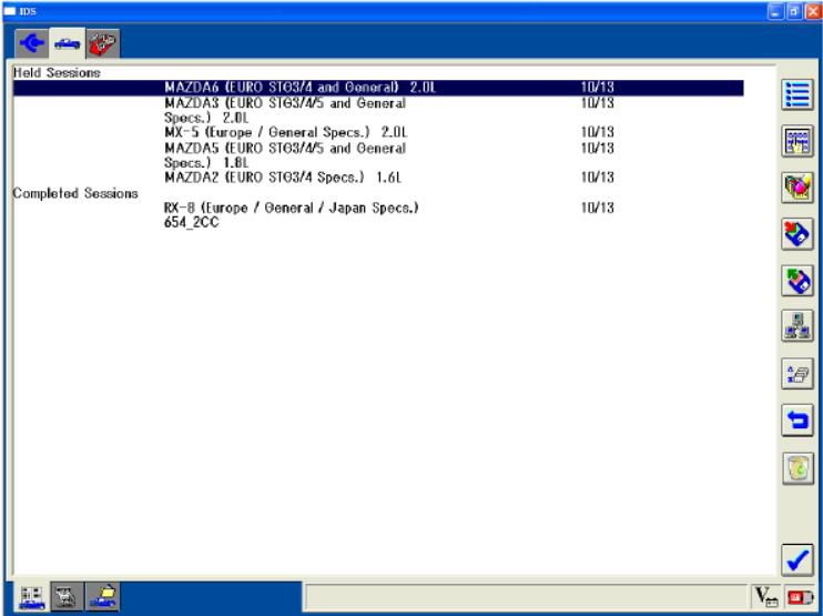 Mazda IDS Software Vehicle Identification and Session Management (12)