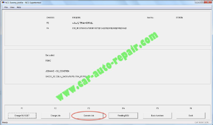 NCS Expert Reset and Coding Adaptive Light Control Modules(ALC) (32)