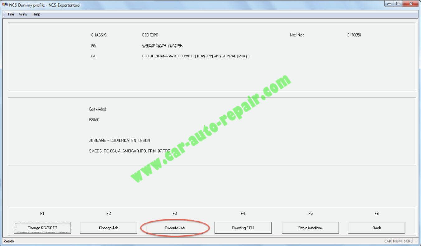 NCS Expert Reset & Code BMW 335i Adaptive Light Control Modules (22)