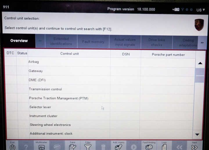 Porsche PIWIS II 2 Perform a Forced PDK Update for Porsche (6)