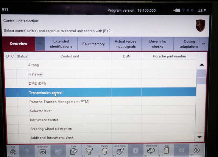 Porsche PIWIS II 2 Perform a Forced PDK Update for Porsche (7)