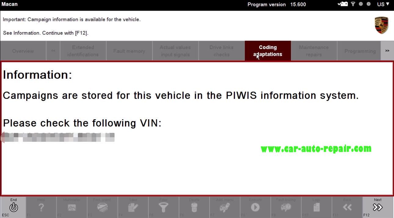 Porsche II Tester Automatic Coding for Porsche Macan (5)