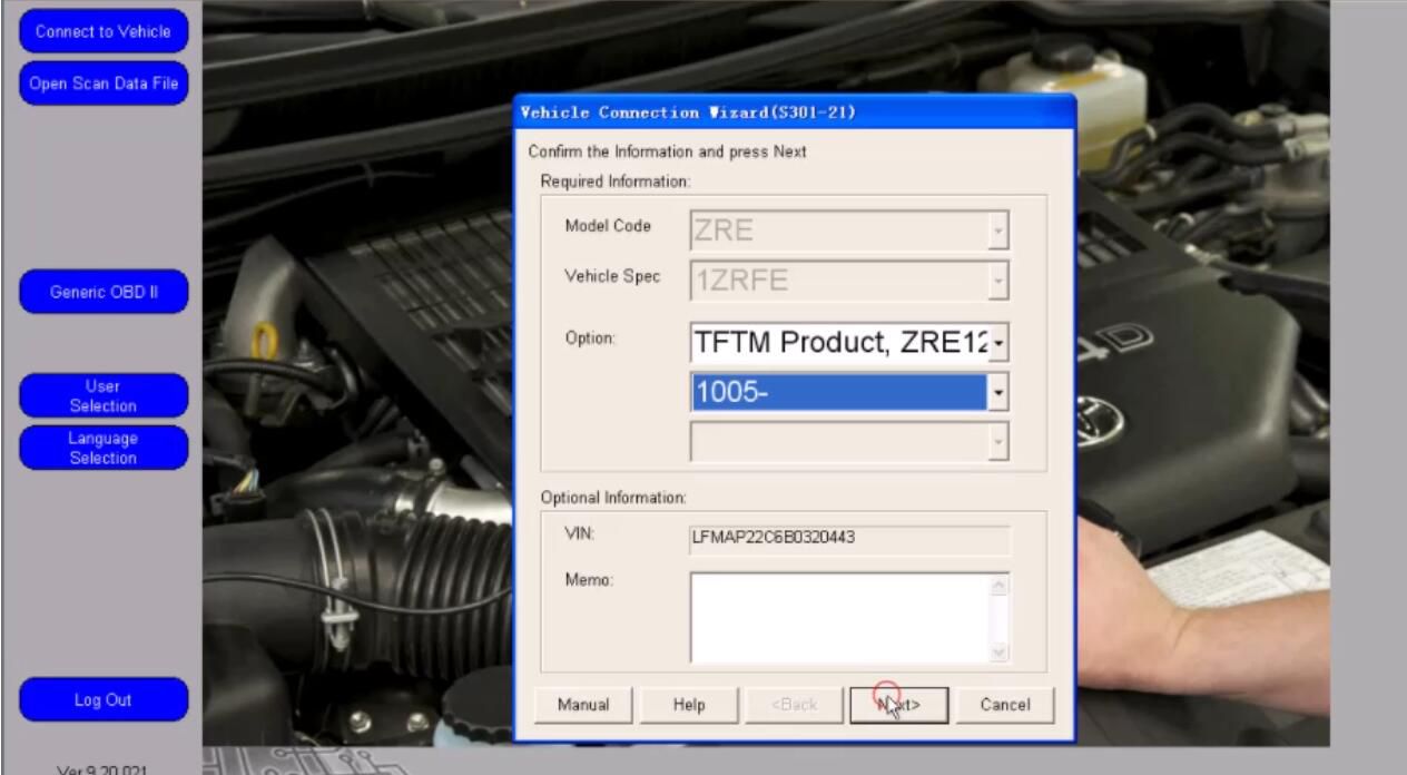 Toyota TIS Techstream RegisterPrograme New Key for Toyota Corolla EX 2011 (2)