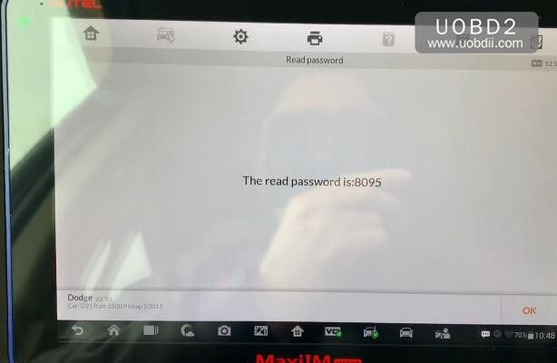 Autel MaxiIM608 Read PIN Code for Dodge Smart Key (10)