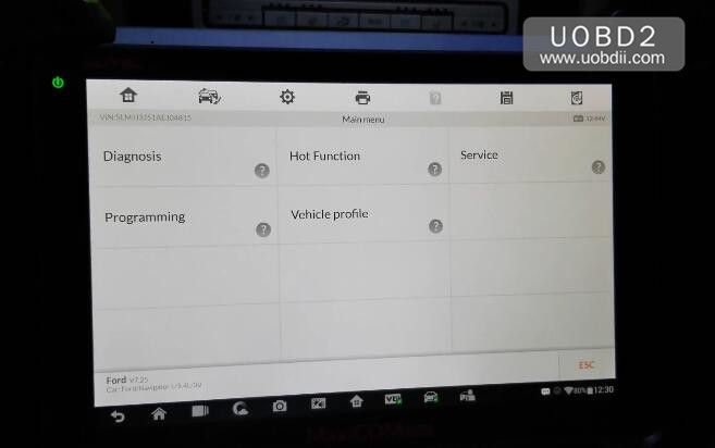 Autel MK908P Diagnose Lincoln Navigator L Review (14)