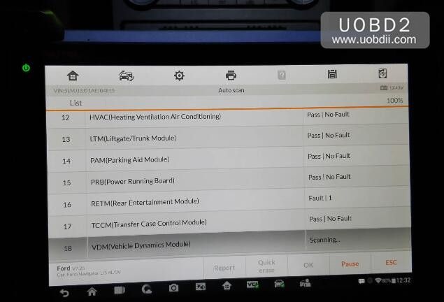 Autel MK908P Diagnose Lincoln Navigator L Review (19)