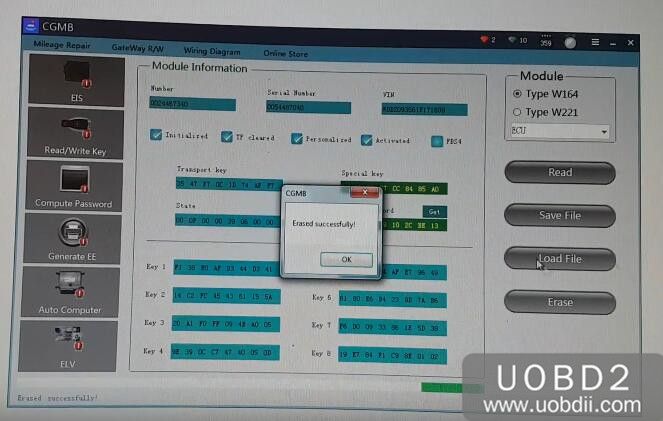 How to Use CGDI Benz Prog to Reset Benz ME9.7 ECU on Bench (10)