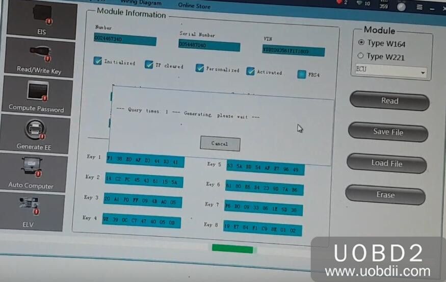 How to Use CGDI Benz Prog to Reset Benz ME9.7 ECU on Bench (7)