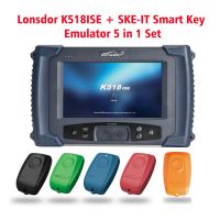 Lonsdor K518ISE Programmer Plus SKE-IT Smart Key Emulator 5 in 1 Set Full Package Get 2pcs Free Lonsdor FT01 Series Toyota Smart Key